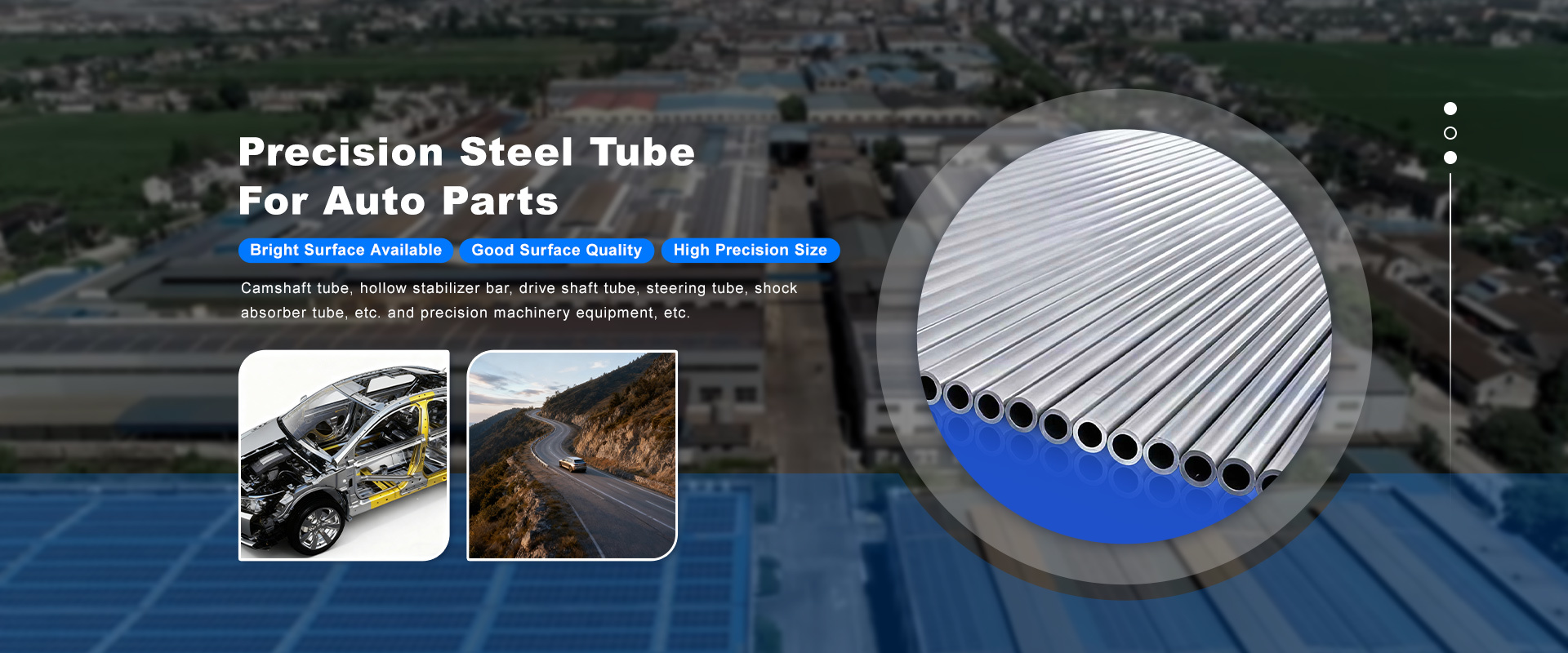 calidad Tubo de acero soldado con autógena Fábrica