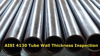 Inspección del espesor de pared del tubo AISI 4130