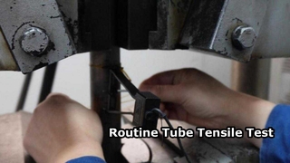 Prueba de tracción de rutina