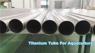 Tubo de titanio para acuicultura costera de 22 mm de peso máximo